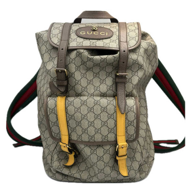 Gucci Soft GG Supreme Canvas Backpack - Beige