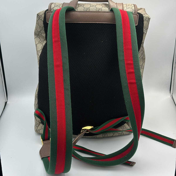 Gucci Soft GG Supreme Canvas Backpack - Beige