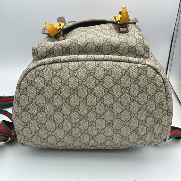 Gucci Soft GG Supreme Canvas Backpack - Beige