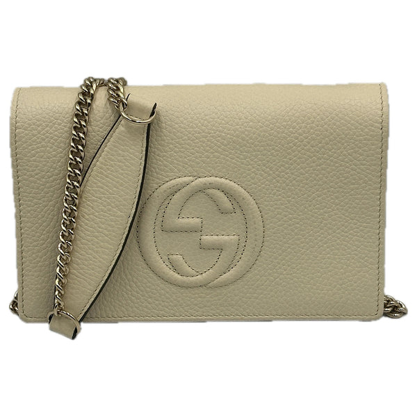 Gucci Soho Wallet on Chain - Ivory