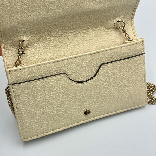 Gucci Soho Wallet on Chain - Ivory