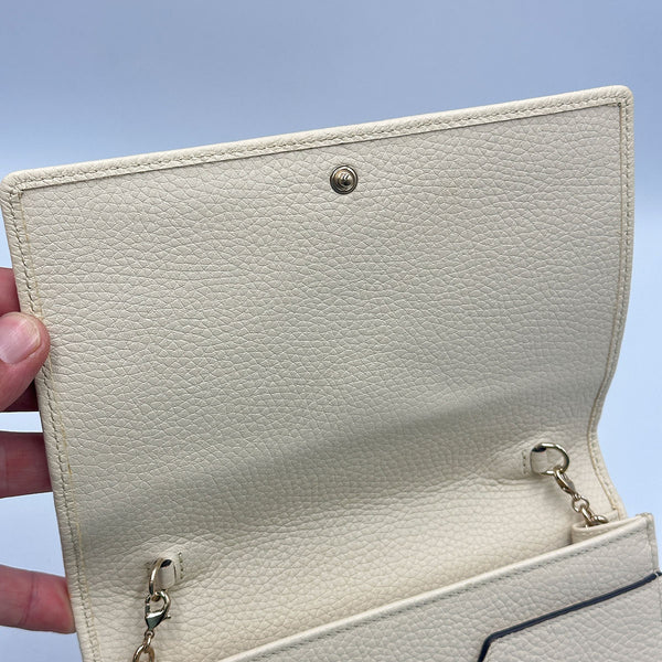 Gucci Soho Wallet on Chain - Ivory