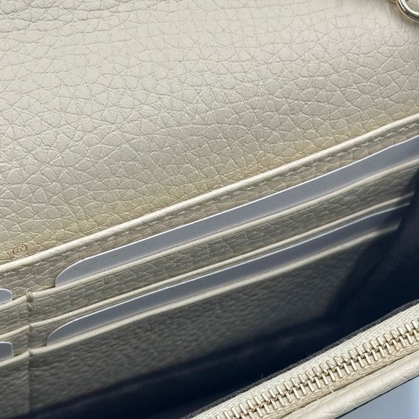 Gucci Soho Wallet on Chain - Ivory