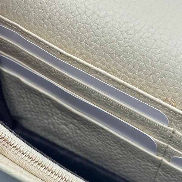 Gucci Soho Wallet on Chain - Ivory