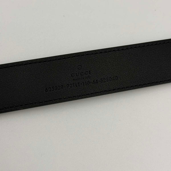 Gucci Reversible Supreme Canvas Belt with Gold Hardware 110/44