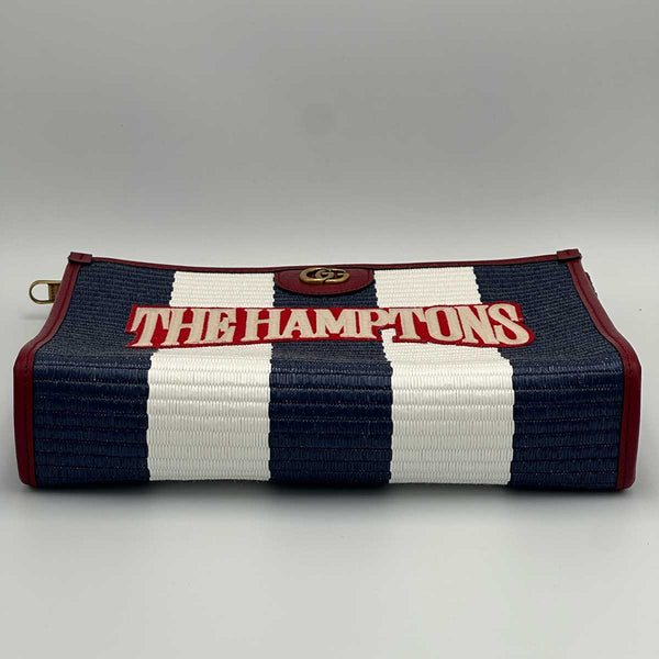 Gucci The Hamptons Striped Logo Pouch
