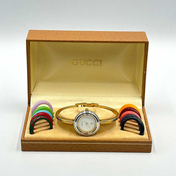 Gucci Vintage Ladies Watch with Interchangeable Bezels