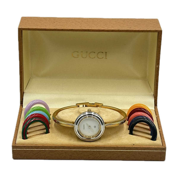 Gucci Vintage Ladies Watch with Interchangeable Bezels