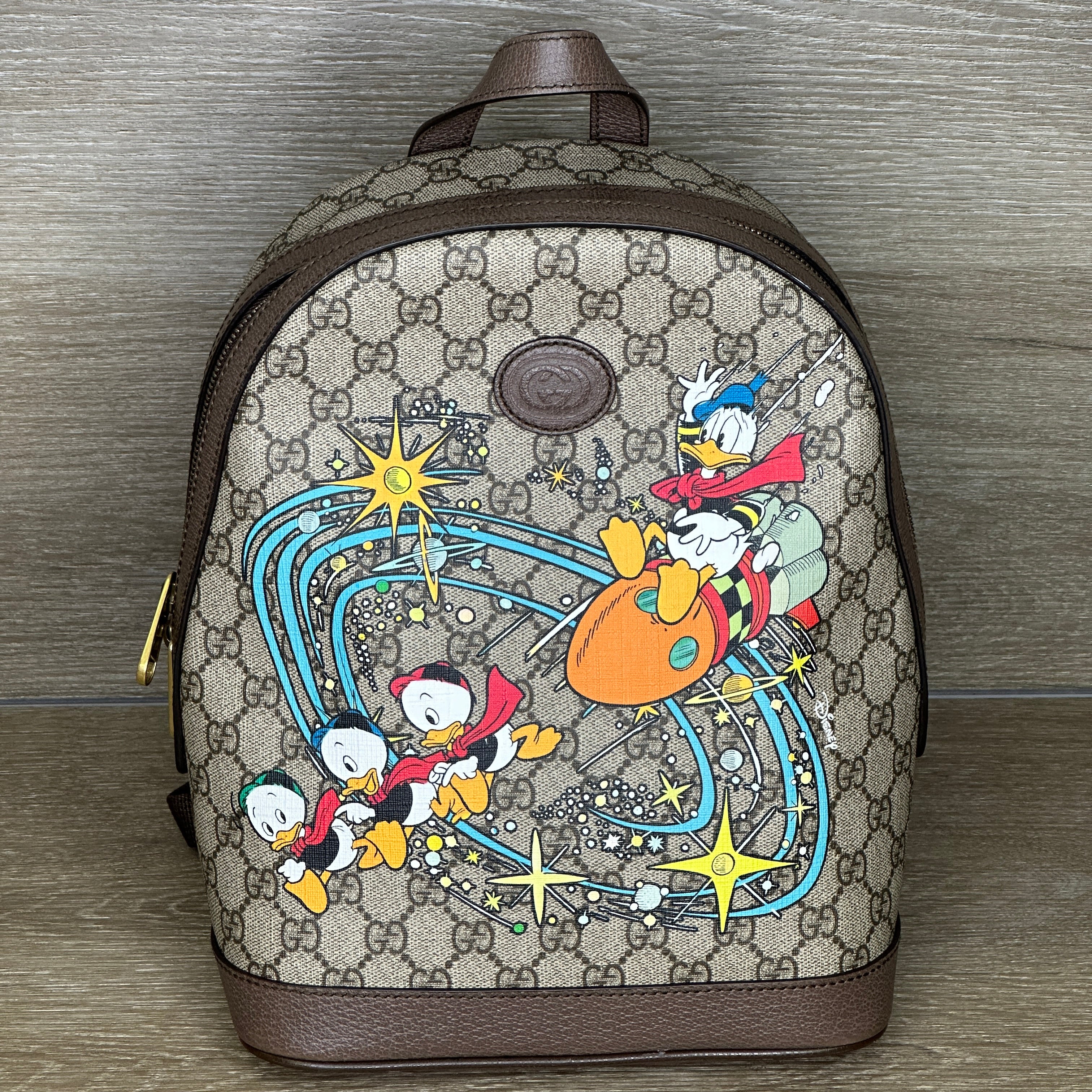 gucci mini backpack Black Supreme GG Monogram Savonches Fits iPhone Pro Max/Plus Gucci Red Leather GG Flora