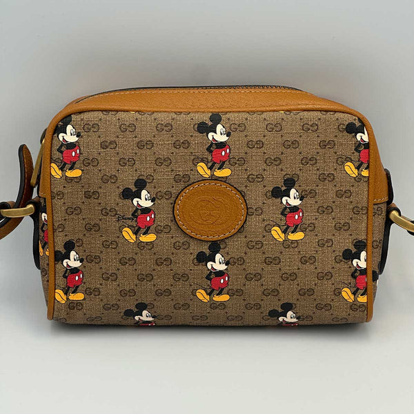 Gucci X Mickey Mouse GG Supreme Canvas Camera Bag
