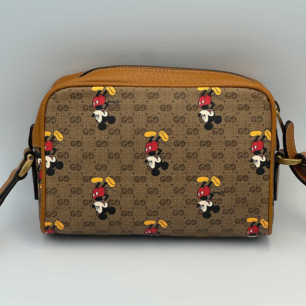 Gucci X Mickey Mouse GG Supreme Canvas Camera Bag
