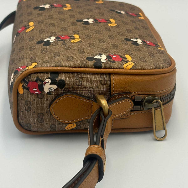 Gucci X Mickey Mouse GG Supreme Canvas Camera Bag