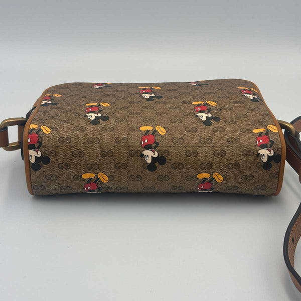 Gucci X Mickey Mouse GG Supreme Canvas Camera Bag