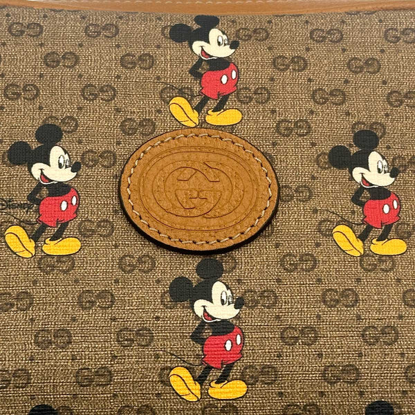 Gucci X Mickey Mouse GG Supreme Canvas Camera Bag