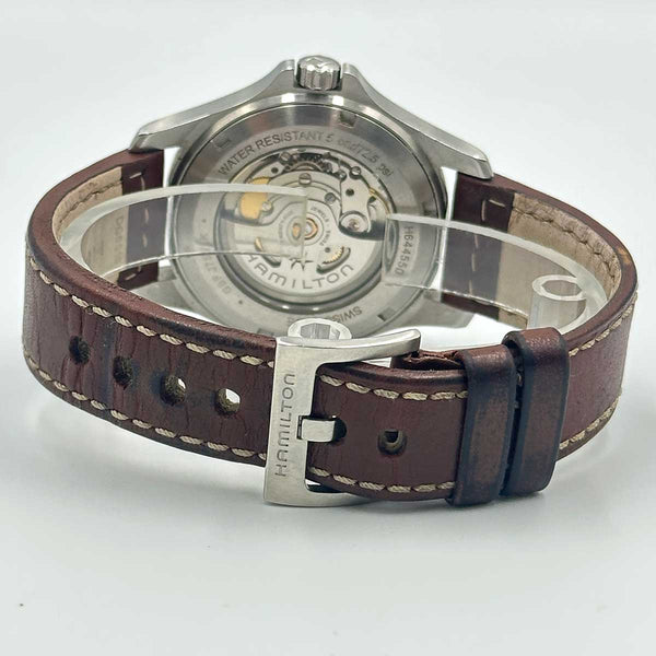 Hamilton Khaki Field King - Stainless Steel - Brown Leather Strap