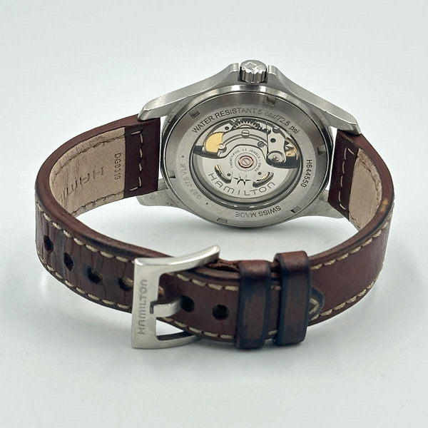 Hamilton Khaki Field King - Stainless Steel - Brown Leather Strap