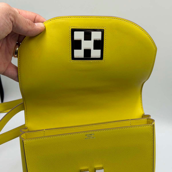 Hermès Mosaïque Au 24-21 Bag Epsom Leather - Citron