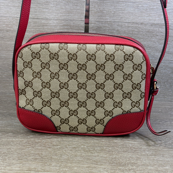Gucci Bree Crossbody GG Red Leather - Chicago Pawners & Jewelers
