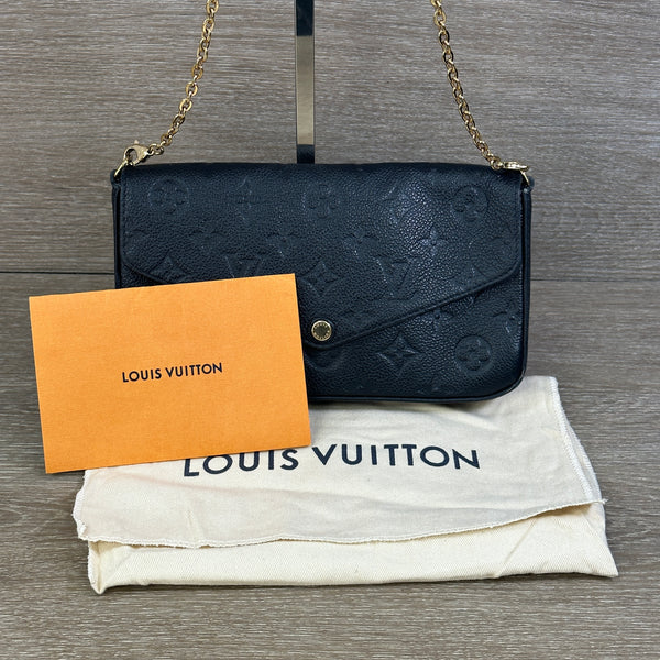 Louis Vuitton Félicie Pochette - Black - Chicago Pawners & Jewelers