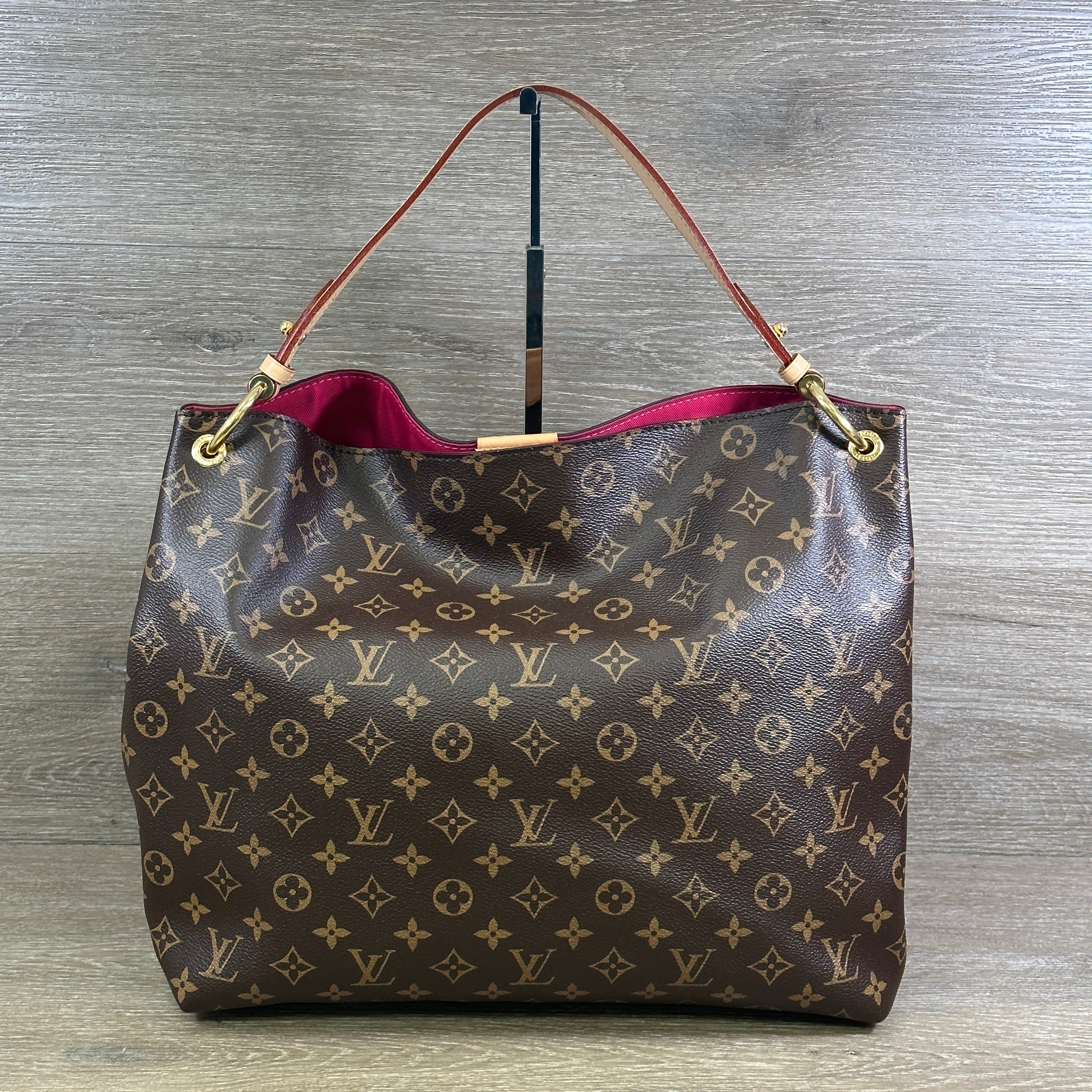 Louis Vuitton, Bags, Soldnew Louis Vuitton Graceful Mm Hobo Bag
