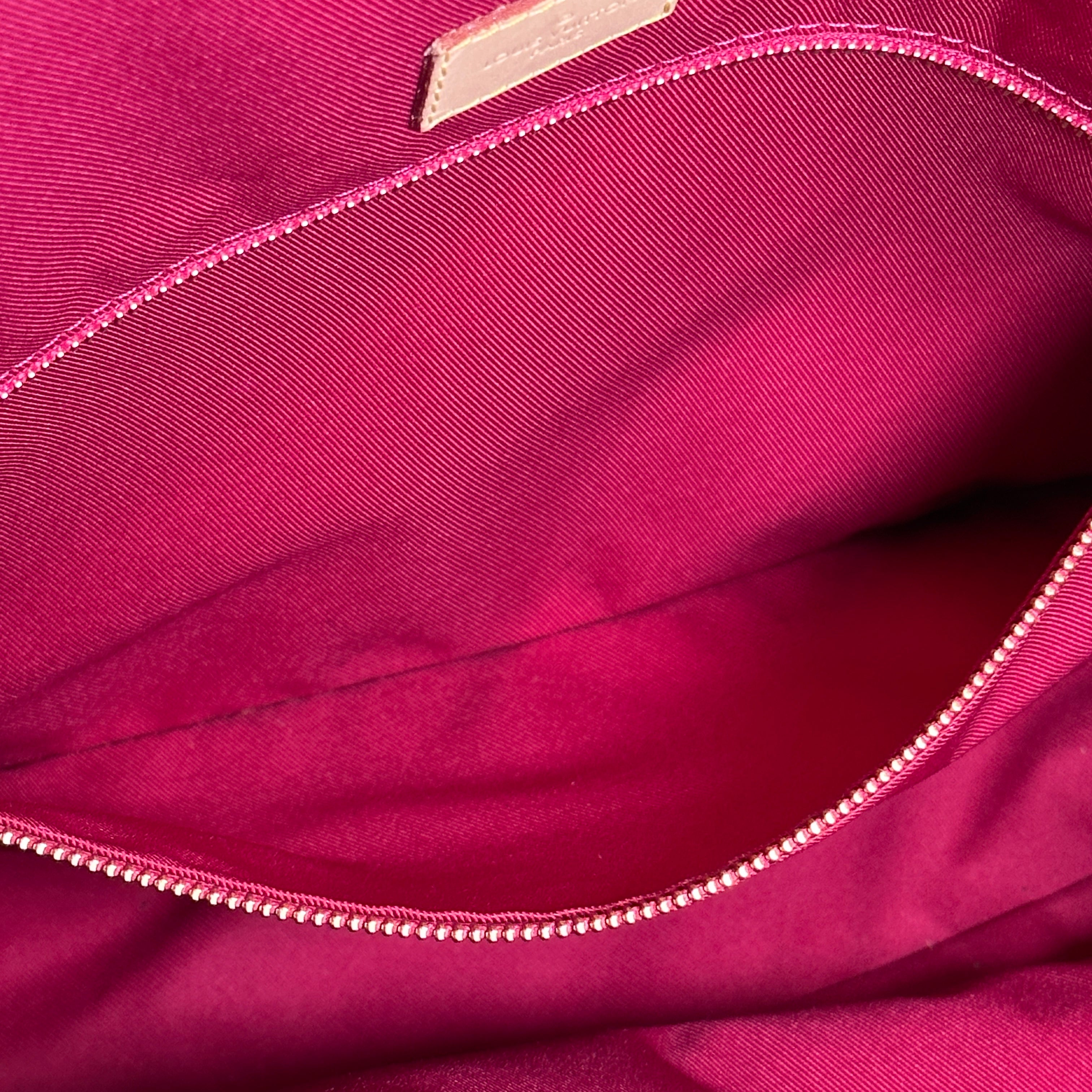Louis Vuitton, Bags, Louis Vuitton Graceful Mm Bag Purse Peony Pink  Interior