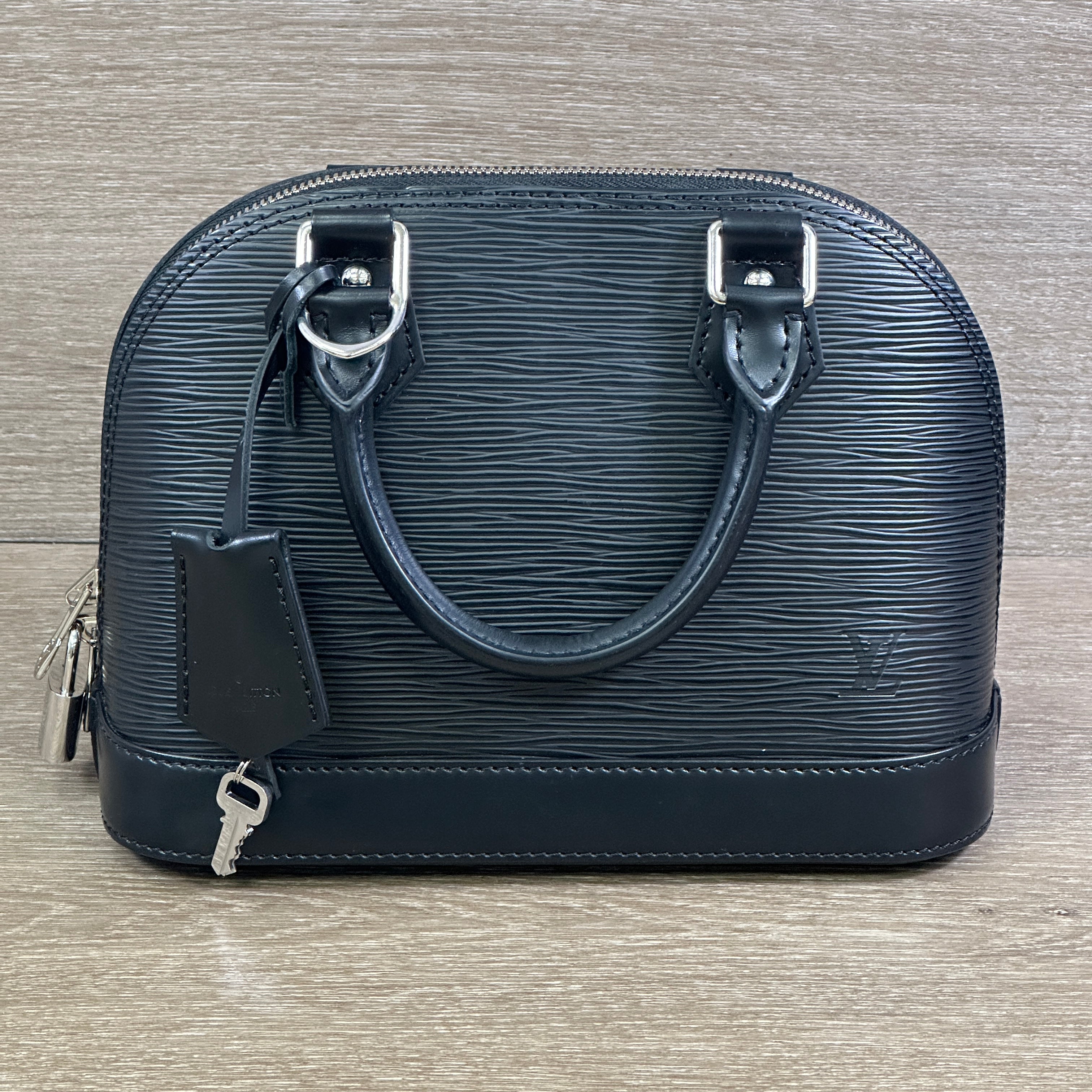 Louis Vuitton Alma Bb Black EPI