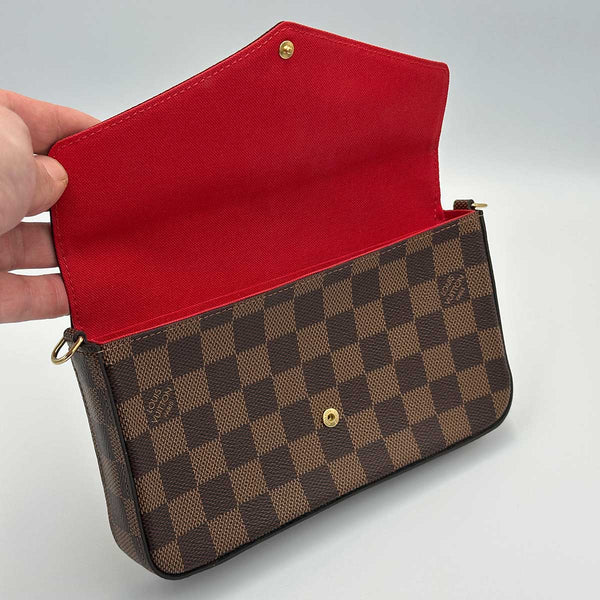 Louis Vuitton Felicie Pochette Damier Ebene