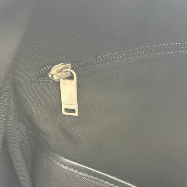 Saint Laurent City Backpack in CROCODILE-EMBOSSED Leather