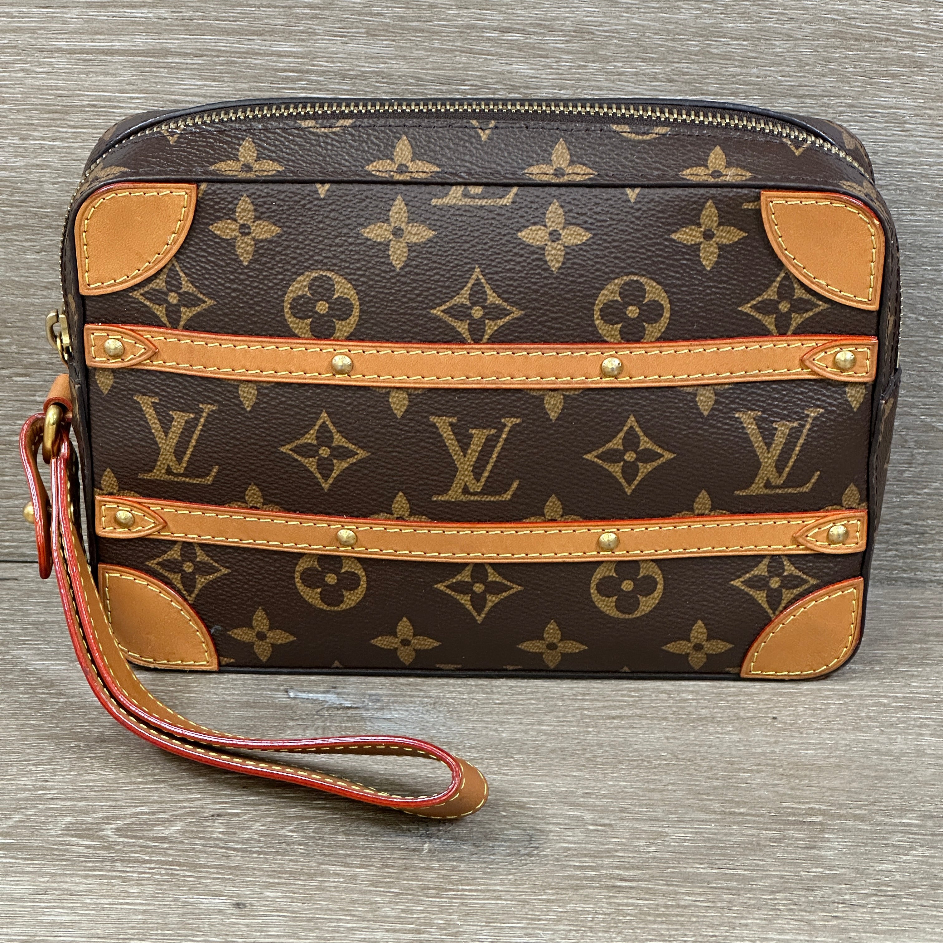 Louis Vuitton Pre-Owned Monogram Soft Trunk Shoulder Bag - Brown for Men