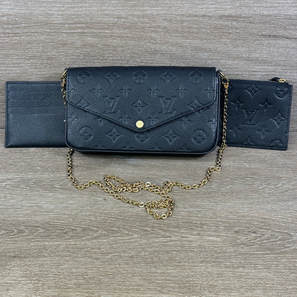 Félicie Pochette - Black (Epi Leather) - Chicago Pawners & Jewelers