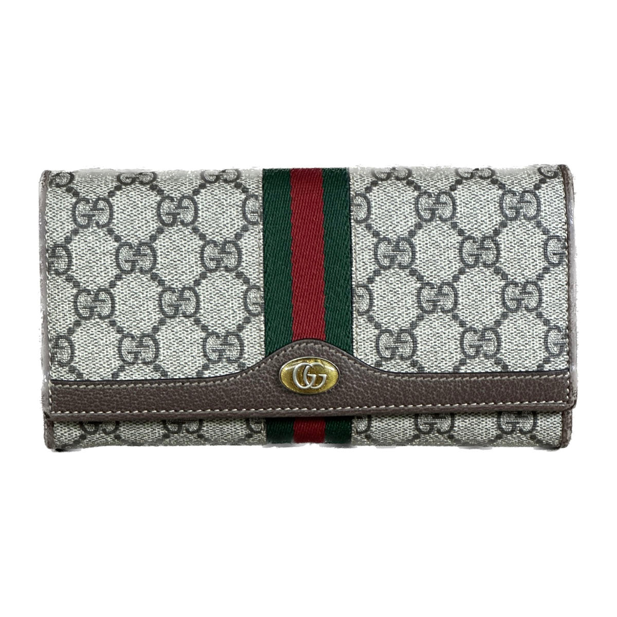 Gucci Ophidia GG Supreme Zip-Around Wallet on SALE