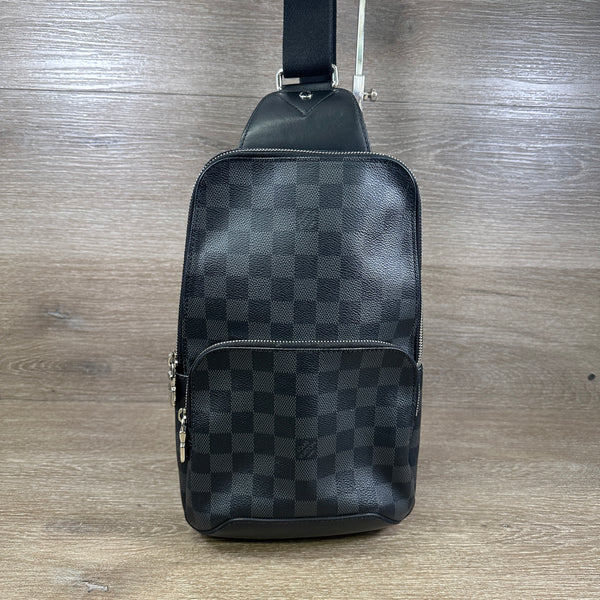 Louis Vuitton Avenue Sling Bag - Damier Graphite - Chicago Pawners & Jewelers