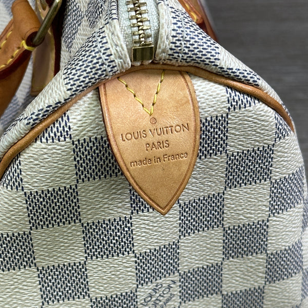Louis Vuitton, Bags, Sold Authentic Louis Vuitton Speedy 25 In Azur