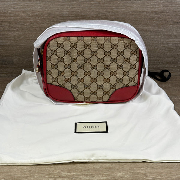 Gucci Bree Crossbody GG Red Leather - Chicago Pawners & Jewelers