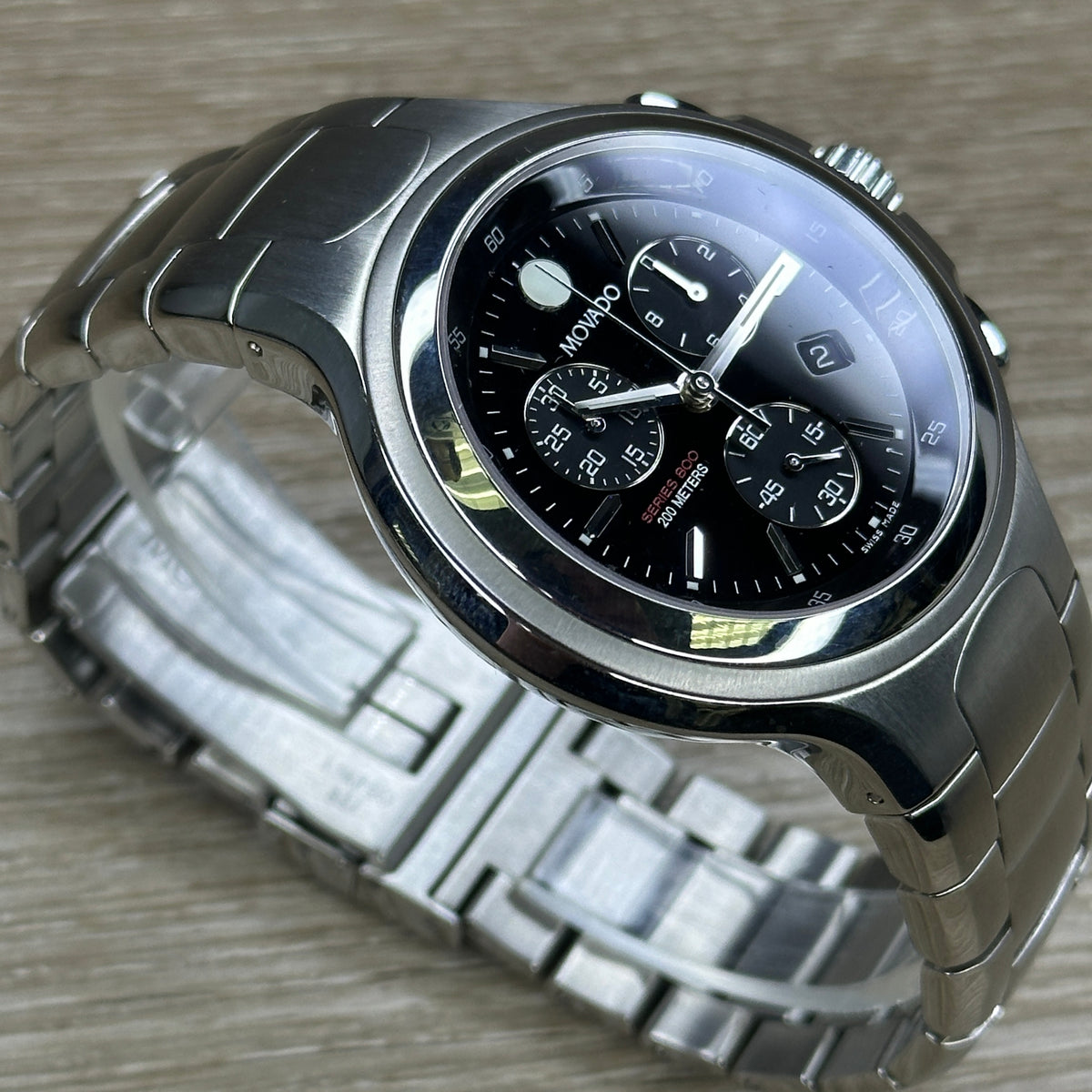8/19 みーこ様 Movado 800 Series Chronograph - Black Dial