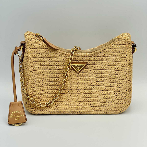 Prada Re-Edition 2005 Crochet Shoulder Bag