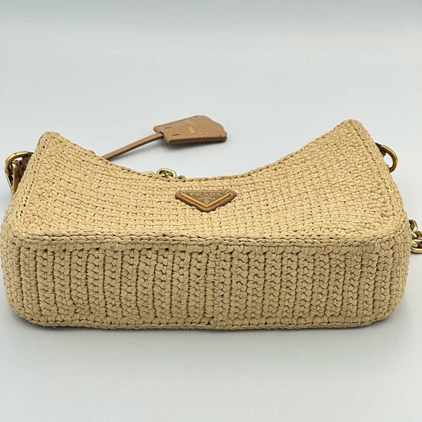 Prada Re-Edition 2005 Crochet Shoulder Bag