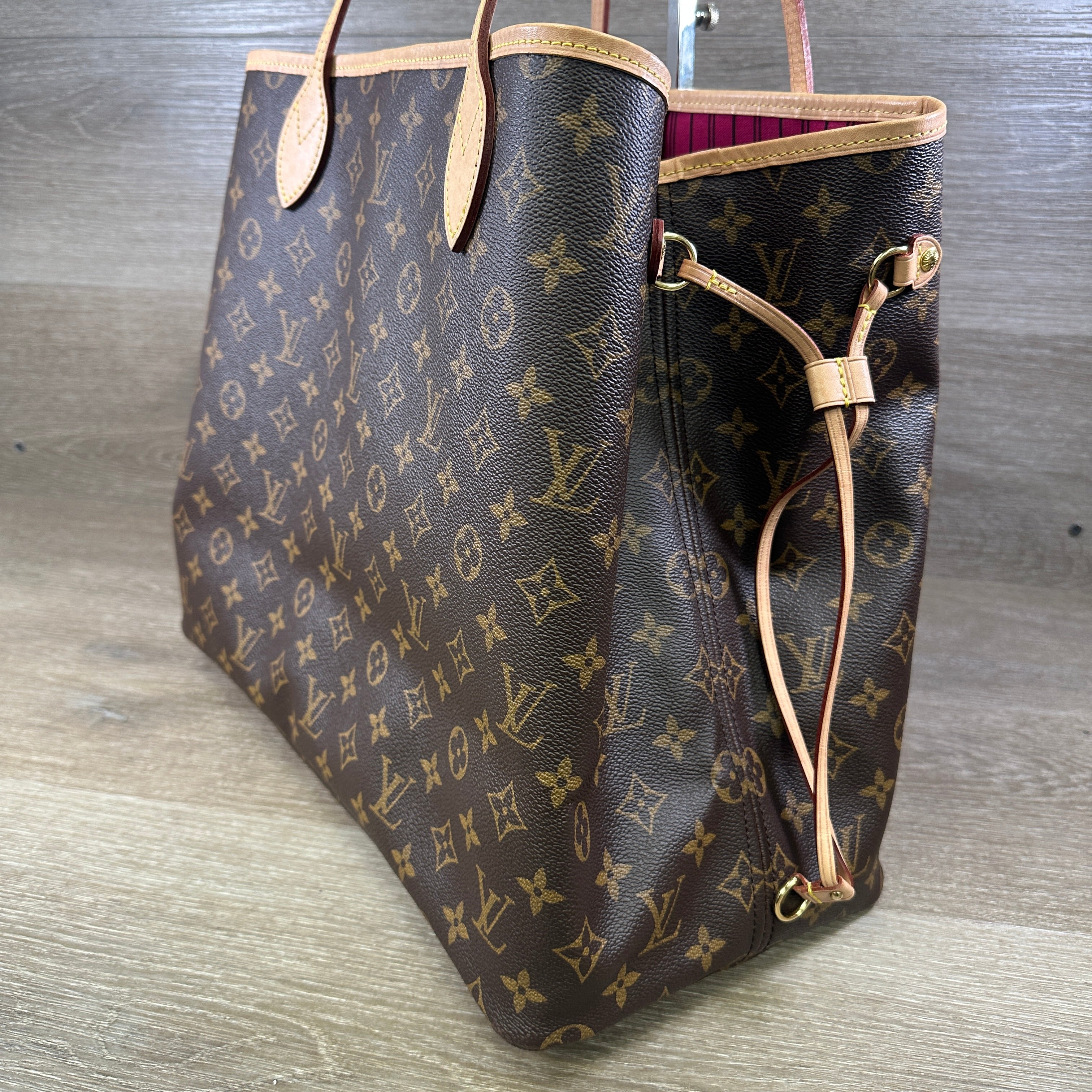 Handbag Neverfull Gm Monogram Peony Louis Vuitton Neverfull GM