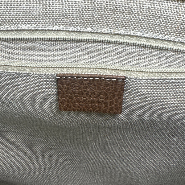 Gucci Monogram Medium Bree Zippered Tote - Beige - Chicago Pawners & Jewelers