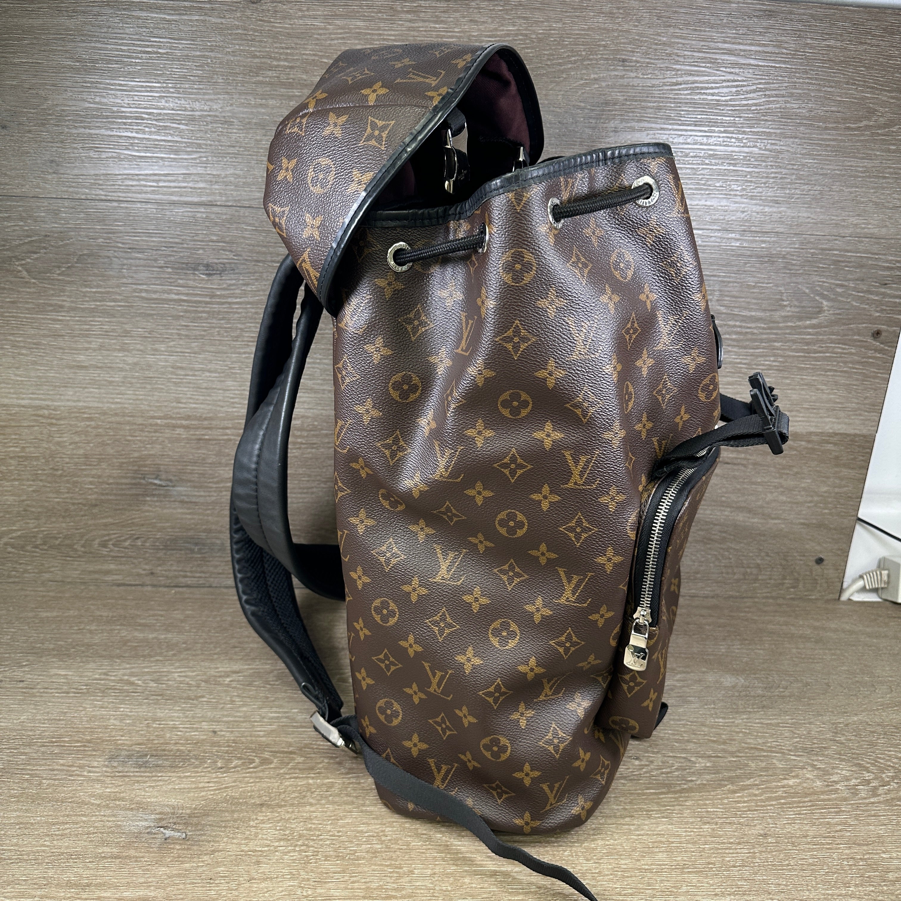 louis vuitton backpack zack Louis Vuitton Monogram Macassar Zack Backpack