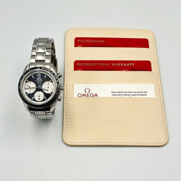 Omega Speedmaster Racing 40mm Panda Dial (card)