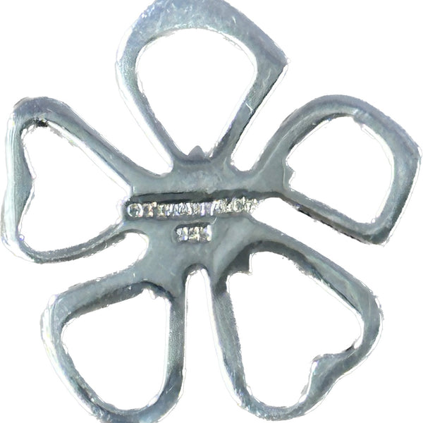 Tiffany & Co Silver Flower Pendant