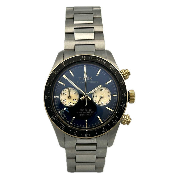Timex Waterbury Heritage Chronograph - Stainless Steel