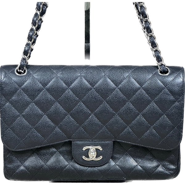 Chanel Jumbo Classic Caviar Flap bag - Chicago Pawners & Jewelers