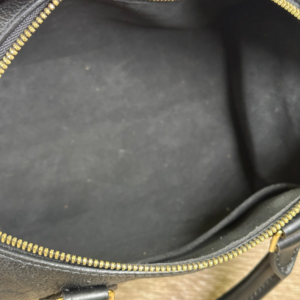 Louis Vuitton Speedy Bandoulière 25 - Giant Empriente Leather - Black - Chicago Pawners & Jewelers