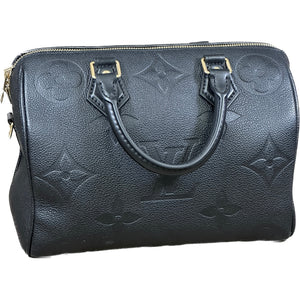 Louis Vuitton Speedy Bandoulière 25 - Giant Empriente Leather - Black - Chicago Pawners & Jewelers