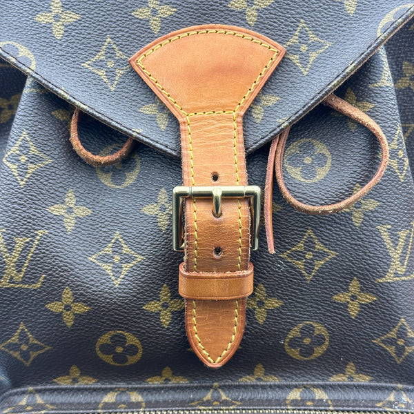 louis vuitton backpack gm monogram Louis Vuitton Montsouris GM Backpack
