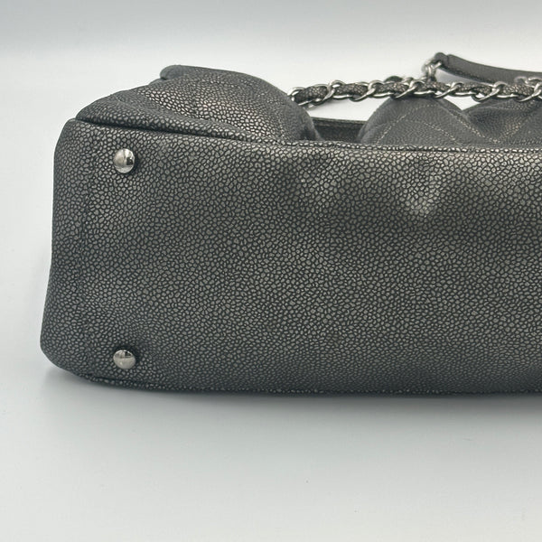 Chanel Caviar Timeless 'CC' Soft Shopper - Grey