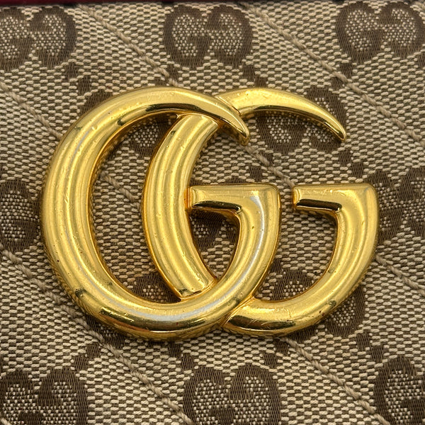 Gucci GG Marmont Canvas Camera Bag - Red