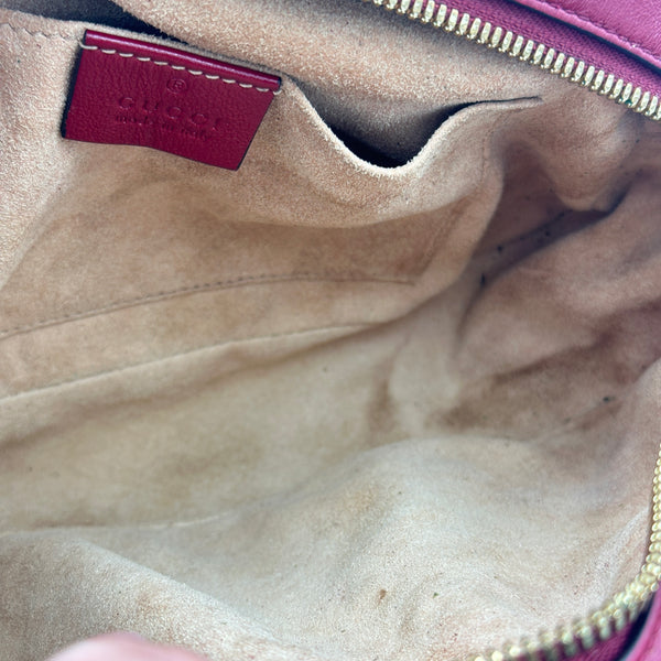 Gucci GG Marmont Canvas Camera Bag - Red